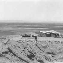 Mullet Island - Salton Sea. One open air shed, one residence