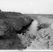 Fig No. 1 Drain Downstream from dredge at station 89 +