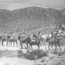 U.S. Cavalry riding up the Mt. Springs Grade.