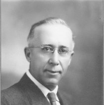 Studio portrait of Fred Williams, President of the Imperial Ice & Developme