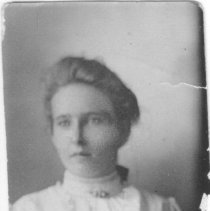 Studio portrait of Mertel Morgan.