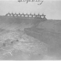 Sharps Heading with head gate open.