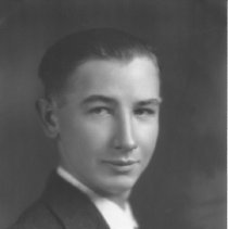 Studio portrait of Dan Elder - His senior picture.