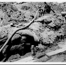 Sand Bail at Dixie Waste Chute extension