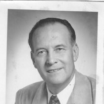 Studio portrait of E. Ted Kipf.