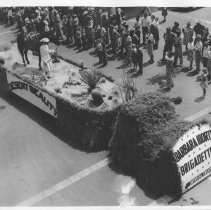 Barbara Worth Brigadettes parade float titled "Desert Beauty.