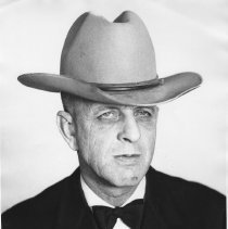 Studio portrait of Sheriff Rodney F. Clarke.