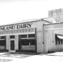 Exterior of Sunland Dairy office which was located at 1455 Main St., El Cen