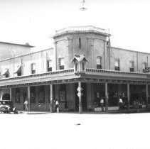 Exterior of the Dunaway building which was located on the corner of 5th and