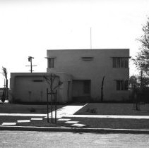 Exterior of Minor Simms house / home located at 605 Sandalwood, El Centro.