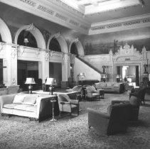 Interior of the Barbara Worth Hotel - lobby.