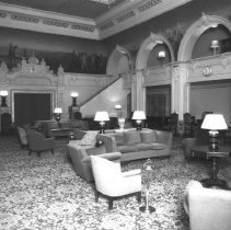 Interior of the Barbara Worth Hotel - lobby.