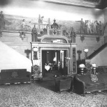 Interior of the Barbara Worth Hotel - lobby.