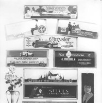 Advertising signs made by the Al G. Smith Co.