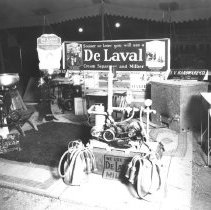 Imperial Valley Hardware Co. fair display of De Laval Cream Separators and