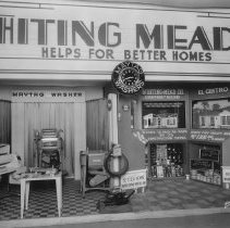 Whiting Mead Co. - Fair display showing hardware supplies and kitchen appli