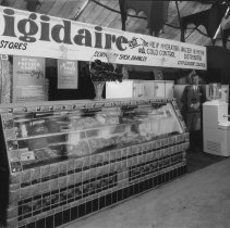 Imperial Valley Hardware Co. - Fair display showing Frigidaire refrigerator