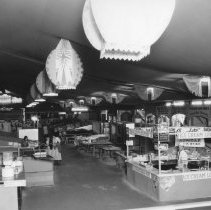 Imperial County Fair  - interior of exhibit building.