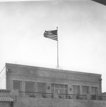 Exterior of Elks Club building showing balcony. T