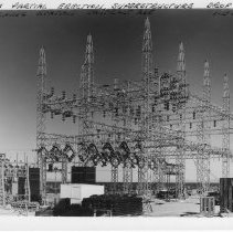 Partial erection super structure Drop No. 4 switching station