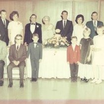 The family of C.H.H. Small taken on his and his wife's 50th Wedding Anniver