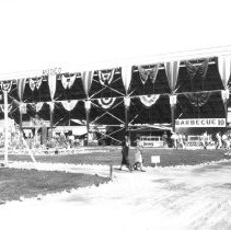 Imperial County Fair - rear view of grandstand.