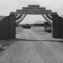 Imperial County Fair - entrance to livestock and poultry department area.