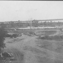 Flood of 1906. Excavations of Laguna Dam. 1906