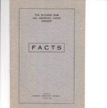 The Boulder Dam All American Canal Project - Facts