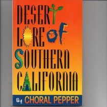 Desert Lore of Southern California