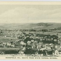 Mansfield, PA., South from State Normal School