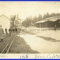 Flood 08 July 1915, Railroad Tracks