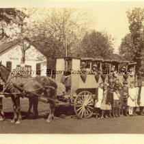 1912 School Bus in Smythe Park