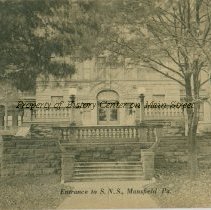 Entrance to S.N.S., Mansfield, Pa.