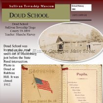 1899 School Souvenir Booklet, Doud School, Sullivan Township
