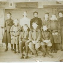 1908/09 School Photo, Interior Holly School, Sullivan Township