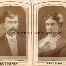 Lura J.Miller and James Edson Gray