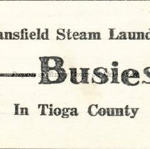 Mansfield Steam Laundry