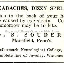Dan S. Souders, Optometrist