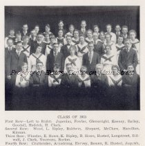 Mansfield High School Class of 1918 Group Photo
