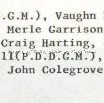 Past Masters 1989 label