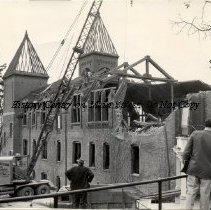 Demolition of Alumni Hall