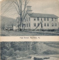 Westfield High School, Old Mill Dam on same card