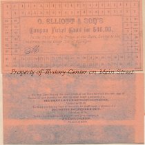 O. Elliott & Sons 1881 Coupon Card Contest