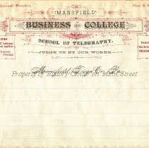 Letterhead - Mansfield Business College
