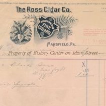 Order Form, Ross Cigar Company