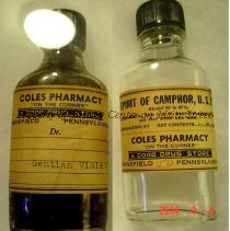Coles Pharmacy Medicine Bottles