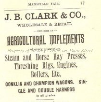 J. B. Clark & Co., Agricultural Implements