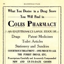 Coles Pharmacy 1911