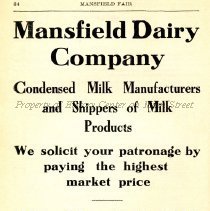 Mansfield Dairy Company, W. D. Rose, Sec. & Treas.